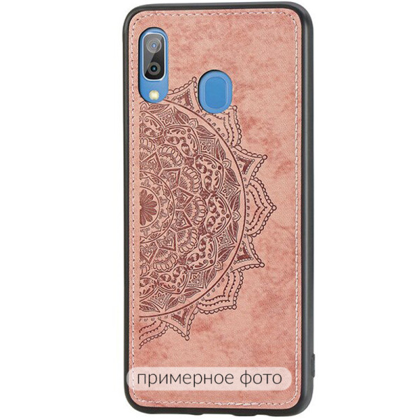 

TPU+Textile чехол Mandala с 3D тиснением для Xiaomi Redmi 8a (Розовый) (784295)