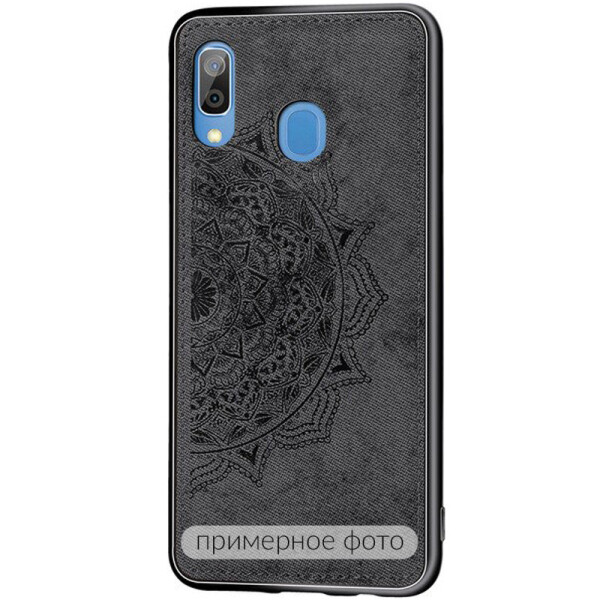 

TPU+Textile чехол Mandala с 3D тиснением для Xiaomi Redmi 8a (Черный) (784298)