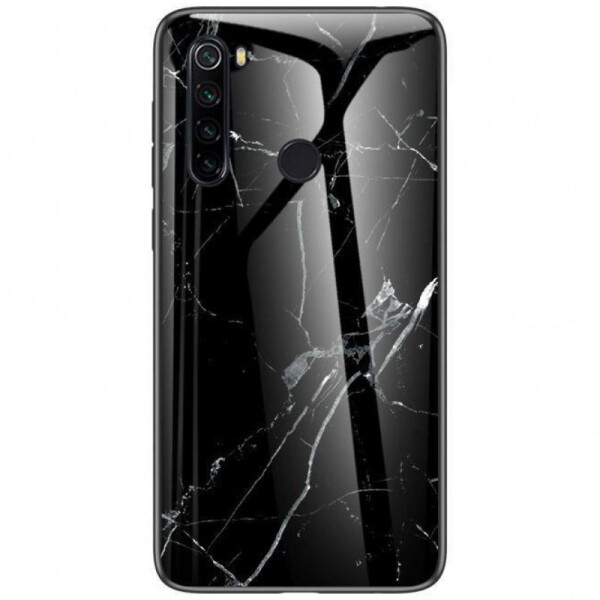 

TPU+Glass чехол Luxury Marble для Xiaomi Redmi Note 8 (Черный) (769503)