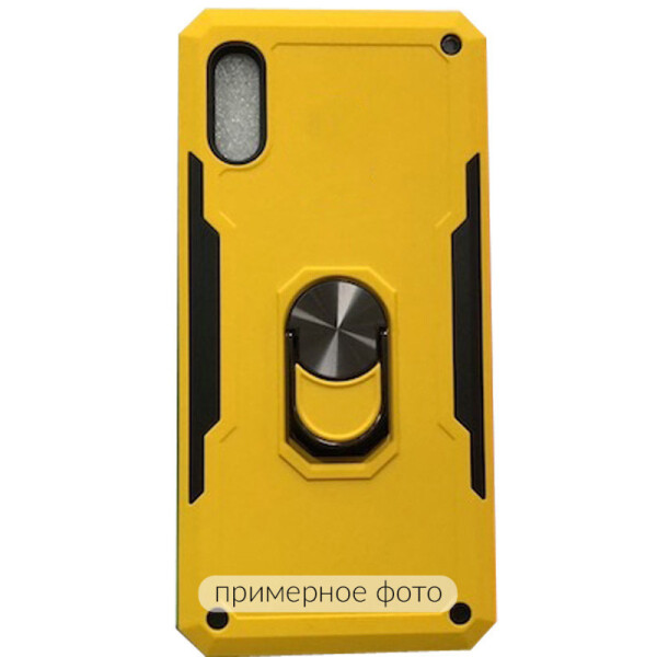 

Ударопрочный чехол SG Ring Color магнитный держатель для Xiaomi Redmi Note 8 (Желтый) (766091)