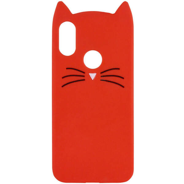 

Силиконовая накладка 3D Cat для Xiaomi Redmi 7 (Красный) (717384)