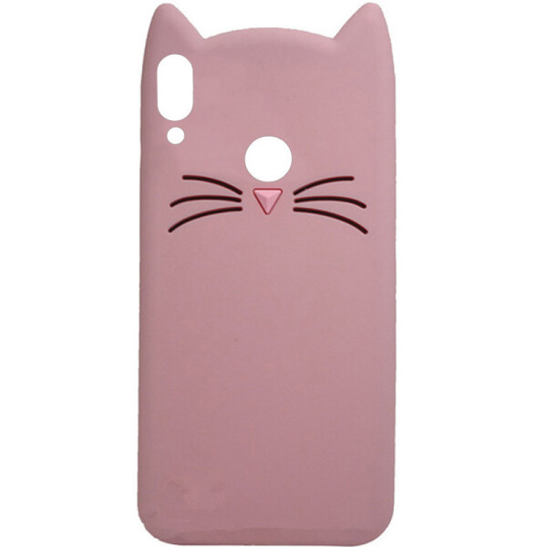 

Силиконовая накладка 3D Cat для Xiaomi Redmi 7 (Розовый) (717385)