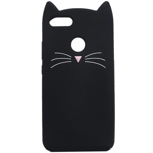 

Силиконовая накладка 3D Cat для Xiaomi Redmi 6 (Черный) (717376)