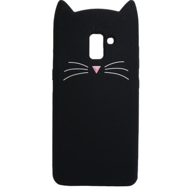 

Силиконовая накладка 3D Cat для Samsung A530 Galaxy A8 (2018) (Черный) (685243)