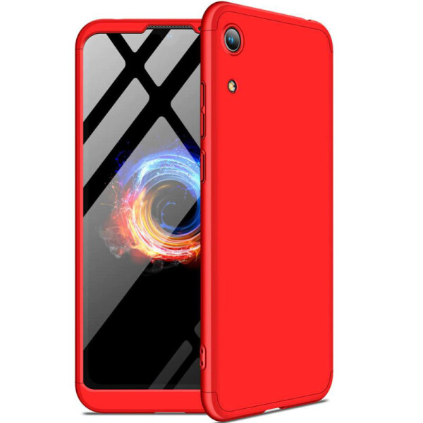 

Пластиковая накладка GKK LikGus 360 градусов для Huawei Honor 8A (Красный) (708250)