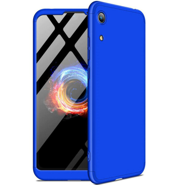 

Пластиковая накладка GKK LikGus 360 градусов для Huawei Honor 8A (Синий) (708252)