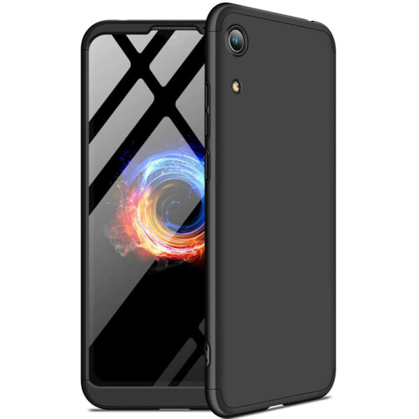 Пластиковая накладка GKK LikGus 360 градусов для Huawei Honor 8A (Черный) (708253)