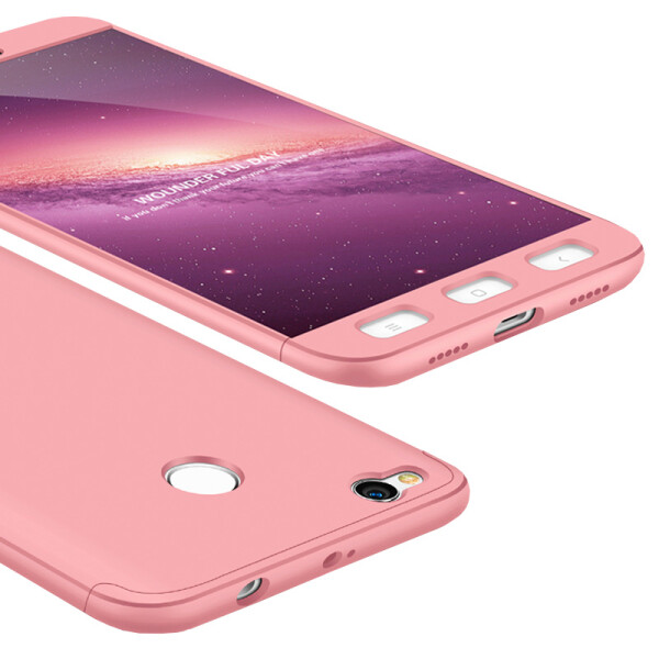 

Пластиковая накладка GKK LikGus 360 градусов для Xiaomi Redmi Go (Розовый / Rose Gold) (707033)