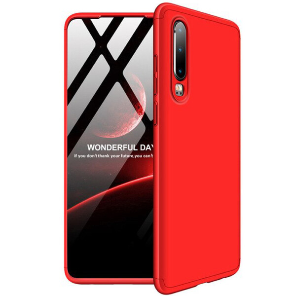 

Пластиковая накладка GKK LikGus 360 градусов для Huawei P30 lite (Красный) (706962)