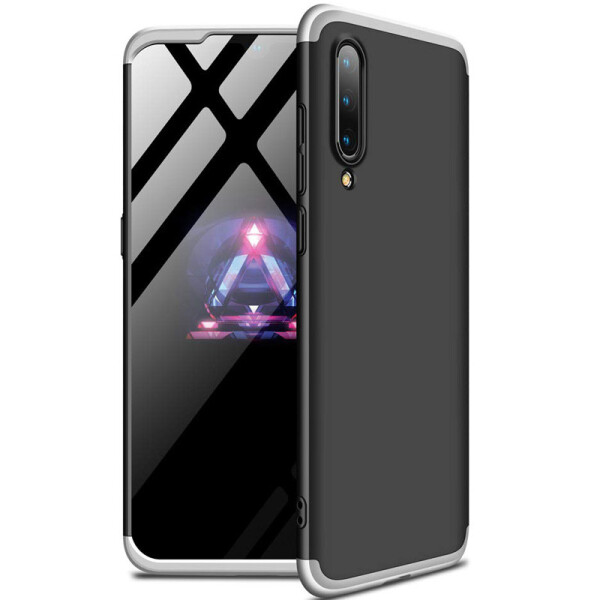 

Пластиковая накладка GKK LikGus 360 градусов для Xiaomi Mi 9 SE (Черный / Серебряный) (692092)