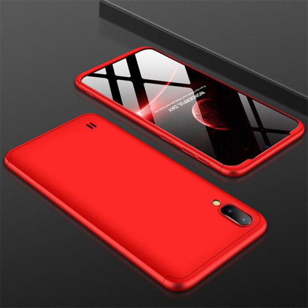 

Пластиковая накладка GKK LikGus 360 градусов для Samsung Galaxy M10 (Красный) (692094)