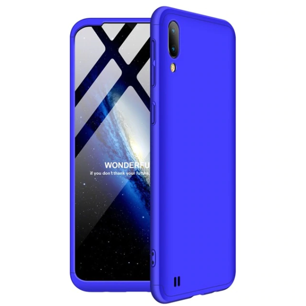 

Пластиковая накладка GKK LikGus 360 градусов для Samsung Galaxy M10 (Синий) (707000)