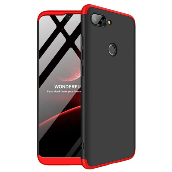 

Пластиковая накладка GKK LikGus 360 градусов для Xiaomi Mi 8 Lite / Mi 8 Youth (Mi 8X) (Черный / Красный) (665495)