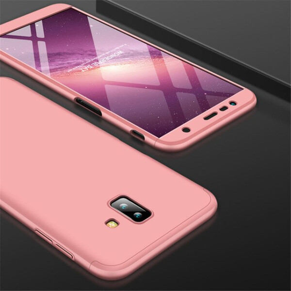 

Пластиковая накладка GKK LikGus 360 градусов для Samsung Galaxy J6+ (2018) (J610F) (Розовый / Rose Gold) (663768)
