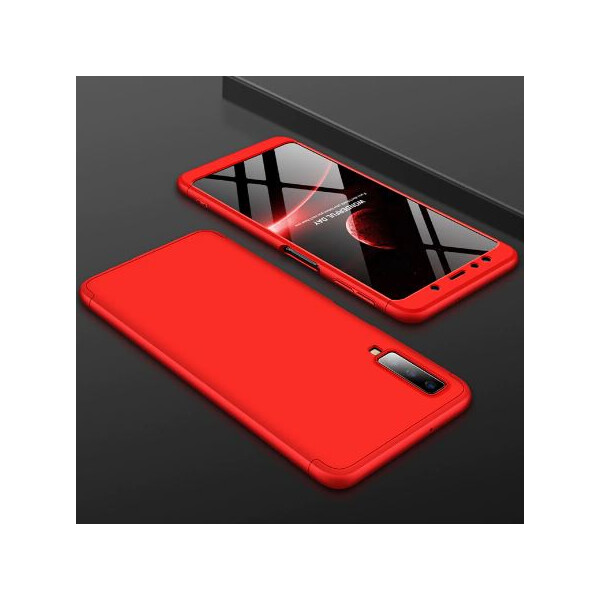 

Пластиковая накладка GKK LikGus 360 градусов для Samsung A750 Galaxy A7 (2018) (Красный) (663751)