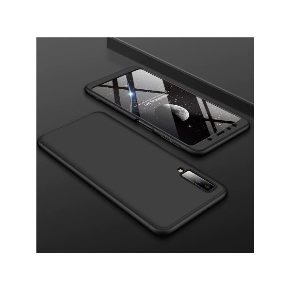 

Пластиковая накладка GKK LikGus 360 градусов для Samsung A750 Galaxy A7 (2018) (Черный) (663753)