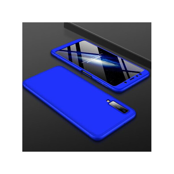 

Пластиковая накладка GKK LikGus 360 градусов для Samsung A750 Galaxy A7 (2018) (Синий) (664035)