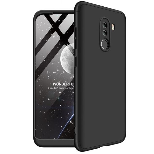 

Пластиковая накладка GKK LikGus 360 градусов для Xiaomi Poco F1 (Черный) (663164)