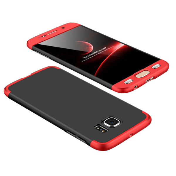 

Пластиковая накладка GKK LikGus 360 градусов для Samsung Galaxy S6 G920F/G920D Duos (Черный / Красный) (661070)