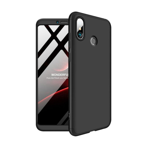 

Пластиковая накладка GKK LikGus 360 градусов для Xiaomi Redmi S2 (Черный) (623545)