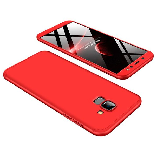 

Пластиковая накладка GKK LikGus 360 градусов для Samsung J600F Galaxy J6 (2018) (Красный) (623492)