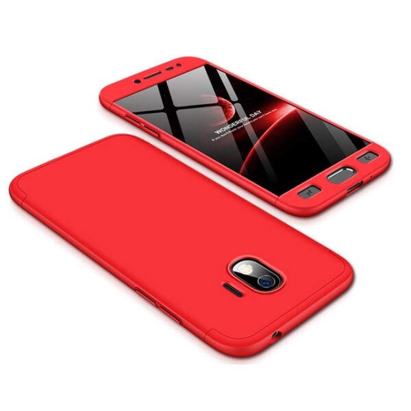

Пластиковая накладка GKK LikGus 360 градусов для Samsung J250F Galaxy J2 Pro (2018) (Красный) (623476)
