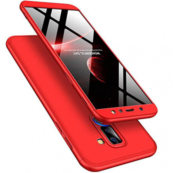 

Пластиковая накладка GKK LikGus 360 градусов для Samsung Galaxy A6 Plus (2018) (Красный) (623460)