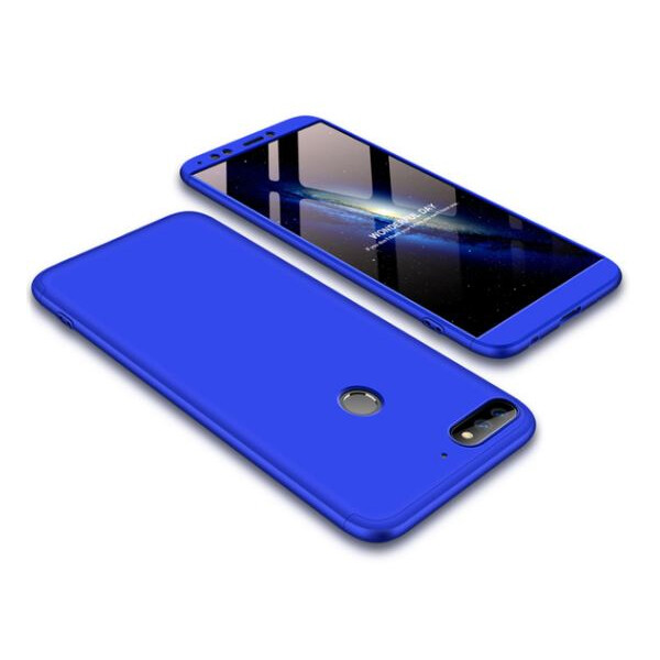

Пластиковая накладка GKK LikGus 360 градусов для Huawei Y7 Prime (2018) / Honor 7C pro (Синий) (623436)