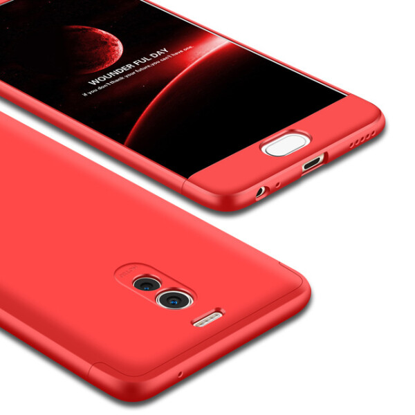 

Пластиковая накладка GKK LikGus 360 градусов для Meizu M6 Note (Красный) (623391)