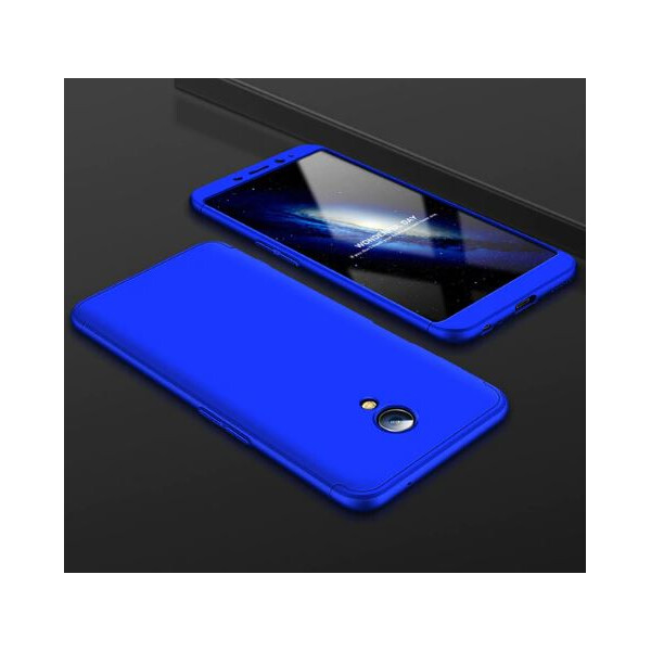 

Пластиковая накладка GKK LikGus 360 градусов для Meizu M5 Note (Синий) (680449)