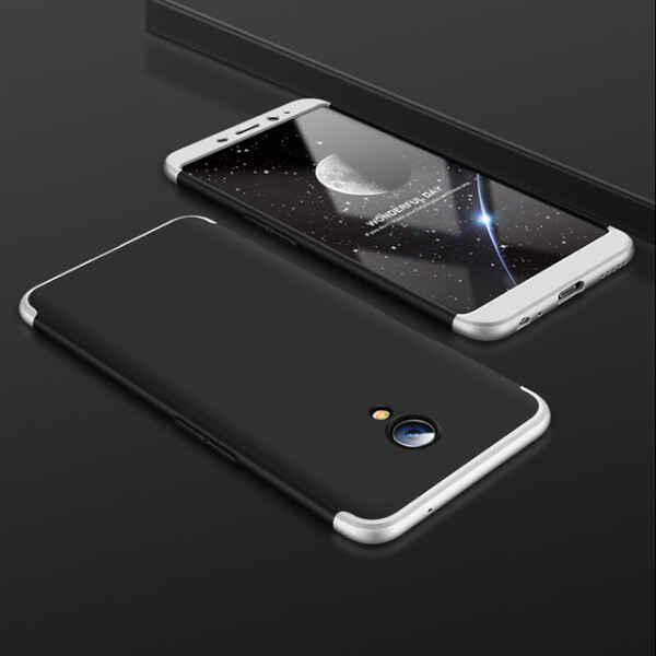 

Пластиковая накладка GKK LikGus 360 градусов для Meizu M3 Note (Черный / Серебряный) (623380)