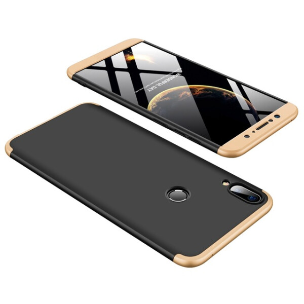 

Пластиковая накладка GKK LikGus 360 градусов для Asus Zenfone Max Pro M1 (ZB601KL / ZB602KL) (Черный / Золотой) (623369)