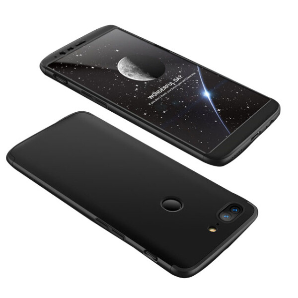 

Пластиковая накладка GKK LikGus 360 градусов для OnePlus 5T (Черный) (623352)