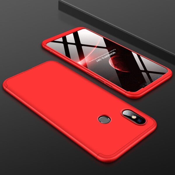 

Пластиковая накладка GKK LikGus 360 градусов для Xiaomi Mi 8 (Красный) (622324)
