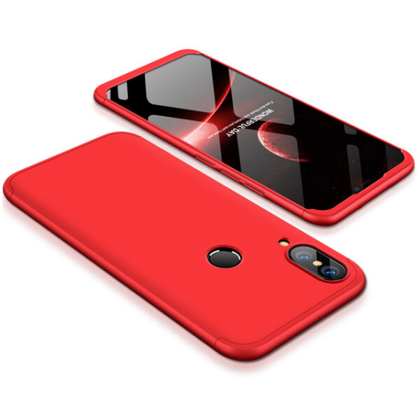 

Пластиковая накладка GKK LikGus 360 градусов для Huawei P20 Lite (Красный) (620343)