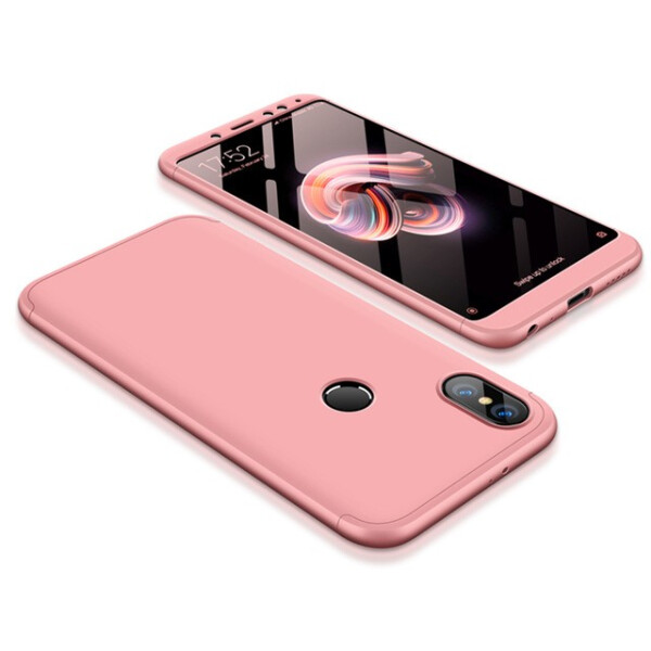 

Пластиковая накладка GKK LikGus 360 градусов для Xiaomi Redmi Note 5 Pro / Note 5 (DC) (Розовый / Rose Gold) (560902)