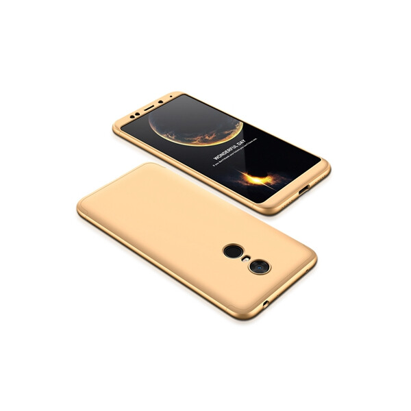 

Пластиковая накладка GKK LikGus 360 градусов для Xiaomi Redmi 5 Plus / Redmi Note 5 (SC) (Золотой) (560884)