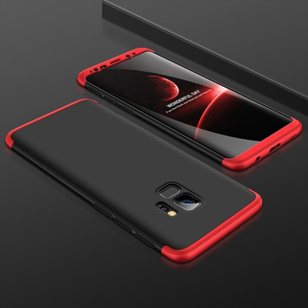 

Пластиковая накладка GKK LikGus 360 градусов для Samsung Galaxy S9 (Черный / Красный) (560873)