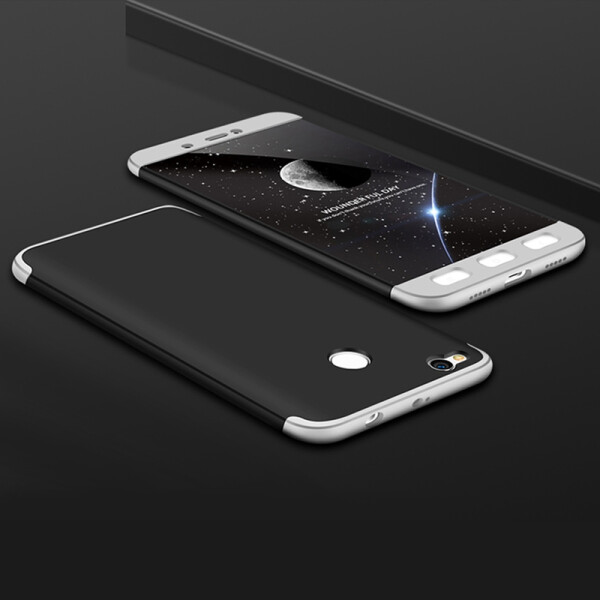 

Пластиковая накладка GKK LikGus 360 градусов для Xiaomi Mi 5X / Mi A1 (Черный / Серебряный) (560822)