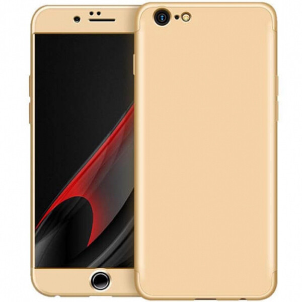 

Пластиковая накладка GKK LikGus 360 градусов для Apple iPhone 6/6s (4.7) (Золотой) (560786)