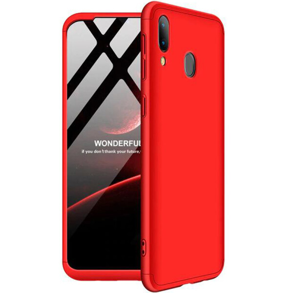 

Пластиковая накладка GKK LikGus 360 градусов для Samsung Galaxy M20 (Красный) (686682)