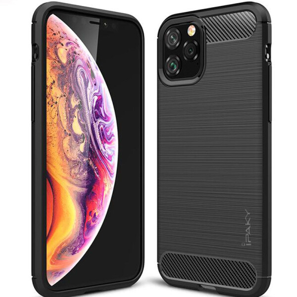 

TPU чехол iPaky Slim Series для Apple iPhone 11 (6.1) (Черный) (769077)