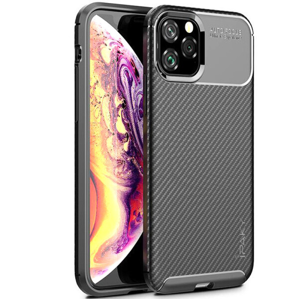

TPU чехол iPaky Kaisy Series для Apple iPhone 11 (6.1) (Черный) (769086)