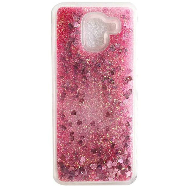 

TPU чехол Liquid hearts для Samsung A730 Galaxy A8+ (2018) (Розовый) (680471)