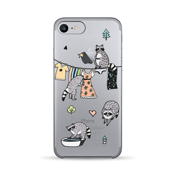

Чехол Pump Transperency для Apple iPhone 7 / 8 (4.7'') (Raccoon Family) (687344)