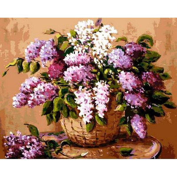 

Картина по номерам Mariposa Букет сирени в корзине Худ Валевская Валентина (MR-Q826) 40 х 50 см (140881)