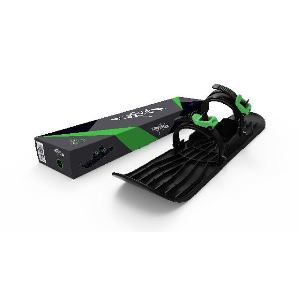 

Монолыжа Plastkon OneFoot Miniski черная с зелёным