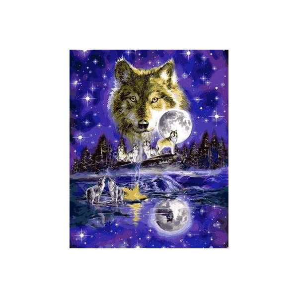 

Картина по номерам DIY Babylon Волчья луна (VP623) 40 х 50 см (144667)