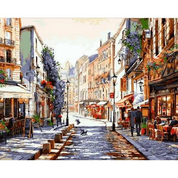 

Картина по номерам DIY Babylon Париж Утро после дождя (VP776) 40 х 50 см (157140)