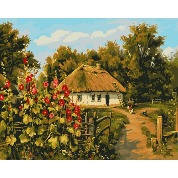 

Картина по номерам DIY Babylon Сельская хатка худ Колисной Геннадий (VP354) 40 х 50 см (118447)